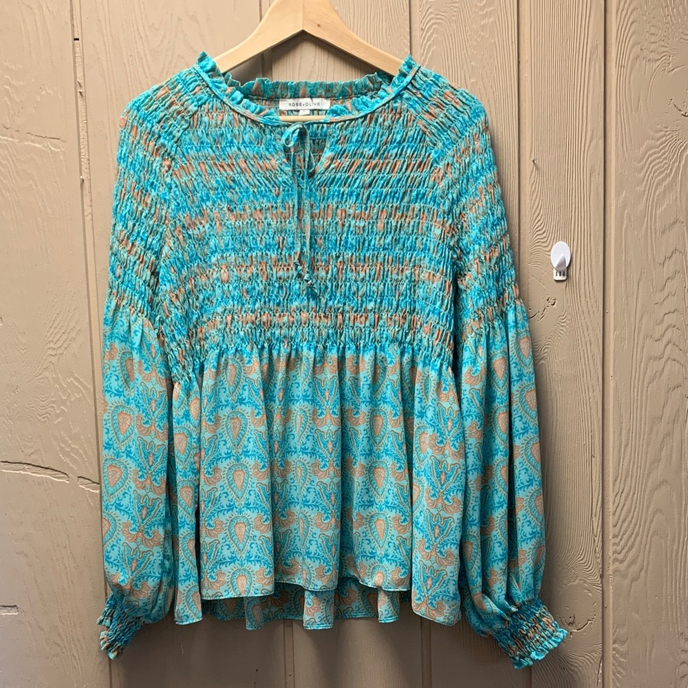 Rose & Olive Top